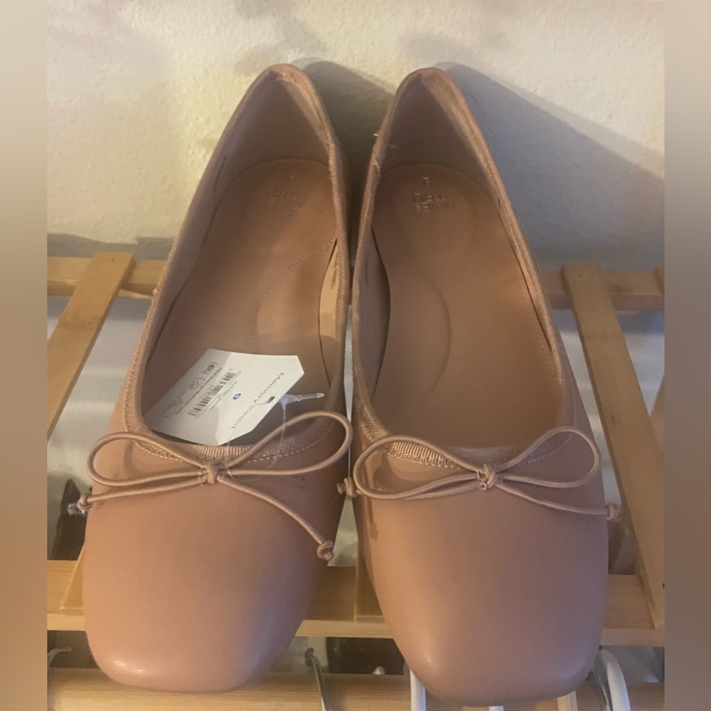 NEW…Time and Tru String Bow Block Heel Ballet Shoes - Picture 4 of 4